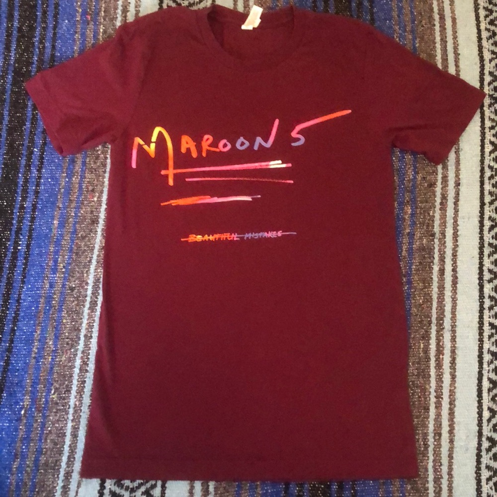 Maroon 5 Beautiful Mistakes Tee Shirt